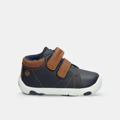 BUBBLE GUMMERS - Tenis Bebé Para Niño Bubblegummers Azul-Miel Sereno