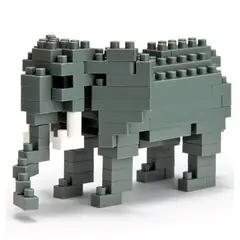 NANOBLOCK - Elefante Africano Microbloques De Construcción