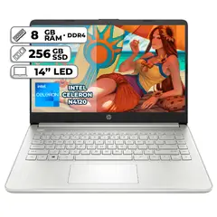 HP - PORTATIL 14-DQ0533LA INTEL CELERON N4120 8GB RAM 256GB SSD PANTALLA 14" LED