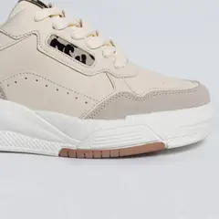 GENERICO - Tenis Mujer Cuero Beige Millenials Dakota