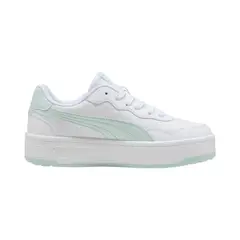 PUMA - Tenis Court Lally Skye Wns Mujer-Blanco/Verde