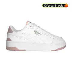 PUMA - Tenis Mujer-Blanco