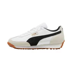 PUMA - Tenis Easy Rider Hombre-Blanco/Negro