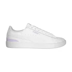 PUMA - Tenis Vikky V3 Lthr Wns Mujer-Blanco/Lila