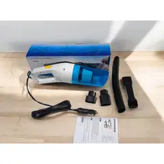 GENERICO - Aspiradora para carro 120W Alta potencia Blanca + Azul