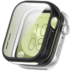 GENERICO - Case Protector de Pantalla Tpu Para Huawei Watch Fit 3 Negro