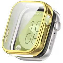 GENERICO - Case Protector de Pantalla Tpu Para Huawei Watch Fit 3 Dorado