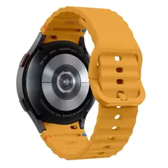 GENERICO - Correa de Silicona Para Samsung Galaxy Watch 7-6-5-4-FE Mostaza