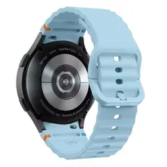 GENERICO - Correa de Silicona Para Samsung Galaxy Watch 7-6-5-4-FE Azul pastel