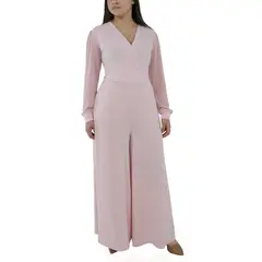 L Y H - Enterizo Para Mujer Manga Larga Rosa Marca L&H