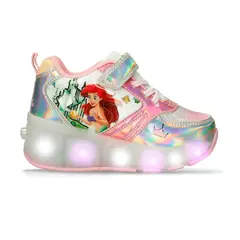 DISNEY - Tenis Patín Junior Para Niña Licenses Blanco Karla L