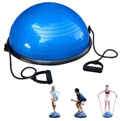 GENERICO - Balón Semiesfera Gimnasia Pilates Entrenador Banda Elastica