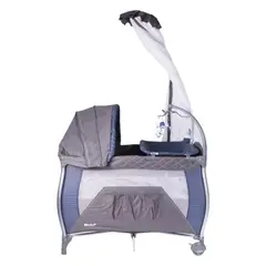 EBABY - Corral Para Bebe 2nivel Mecedora Cambiador Fácil Plegado