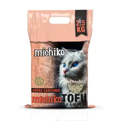 CATLIKE - Arena Michiko Tofu Premium Melocotón x 2,5kg