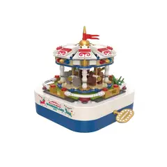 MARKET TOYS - Arma Todo Caja Musical Carrusel 392 Pcs
