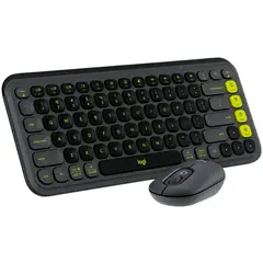 LOGITECH - Combo Teclado y Mouse Pop Icon Bluetooth Grafito