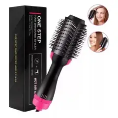 GENERICO - Cepillo Secador Rizador Alisador 3 En 1 Electrico