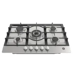 GENERAL ELECTRIC - Estufa GE 77cm 5 Puestos Gas Natural CGG7710I2 Inox
