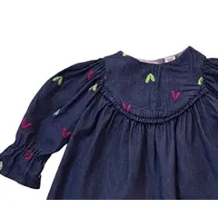 WOONKIE - VESTIDO CHAMBRAY BEBÉ NIÑA
