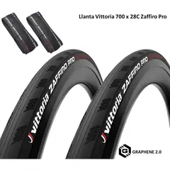 VITTORIA - Llanta Bicicleta 700 X 28 Zaffiro Pro Grafeno X2und