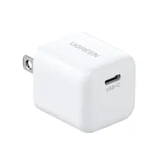 UGREEN - Mini Cargador Usb-c Blanco 20w Pd