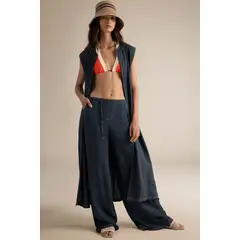 TOUCHE BALNEAIRE - COVER UP LARGO ABIERTO EN FRENTE 0A06052