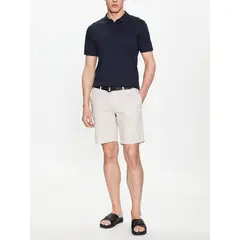 CALVIN KLEIN - Polo azul slim de algodón