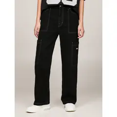 TOMMY HILFIGER - Jeans negro Tommy Remastered Carpenter negros Tommy Jeans