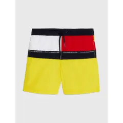 TOMMY HILFIGER - Pantaloneta De Baño Amarilla Medium De Niño