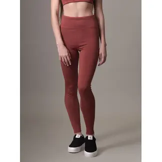 CALVIN KLEIN - Leggings rojo deportivos con logotipo
