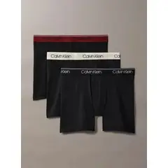 CALVIN KLEIN - Pack negro de 3 boxer - micro stretch