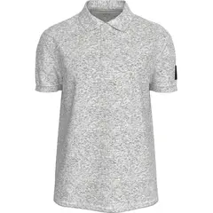 CALVIN KLEIN - Polo gris con insignia