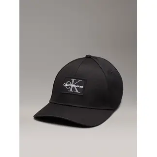 CALVIN KLEIN - Gorra negra de sarga con cálida felpa