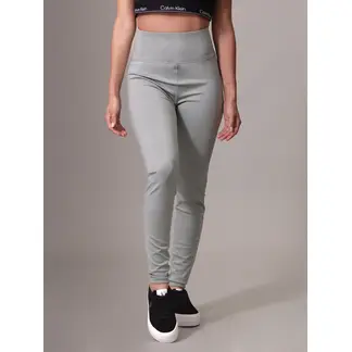 CALVIN KLEIN - Leggings gris deportivos con logotipo