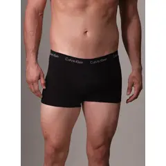 CALVIN KLEIN - Pack negro de 3 boxer trunk - cotton stretch