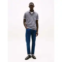 TOMMY HILFIGER - Polo Gris de corte regular con logo