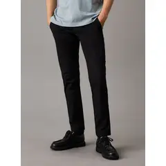CALVIN KLEIN - Pantalones negro chinos tapered