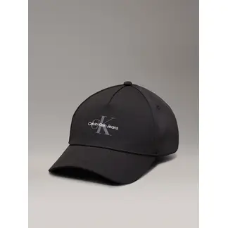 CALVIN KLEIN - Gorra negra de sarga con cálida felpa