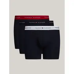 TOMMY HILFIGER - Pack multicolor de 3 calzoncillos bóxer Essential con logo