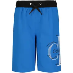 CALVIN KLEIN - Traje Azul Niño De Baño Con Monograma