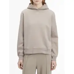 CALVIN KLEIN - Buzo gris de felpa con nano logo