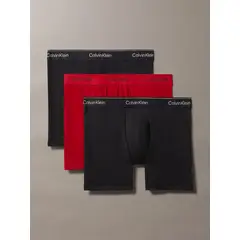 CALVIN KLEIN - Pack negro de 3 boxer brief - Modern cotton
