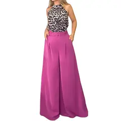 YURELKSHOP - CONJUNTO PANTALON PALAZZO BLUSA PRINT
