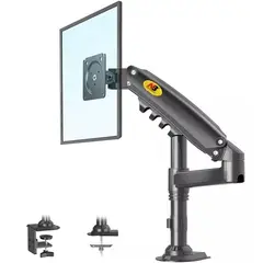 ONE PIXEL - Soporte Para Monitor A Escritorio Brazo Ergonomico NB H100 Negro