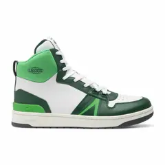 LACOSTE - Zapatilla Hombre L001 Mid A0078 BlancoVerde