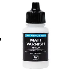 ASMODEE - Pinturas Acrilcos vallejo Barniz Permanente Matte 70520 18ml