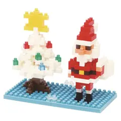 NANOBLOCK - Árbol De Navidad De Papá Noel Microbloques