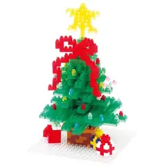 NANOBLOCK - Caja Árbol De Navidad Microbloques De Construcción