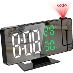 GENERICO - Reloj De Mesa Despertador Digital Con Proyector