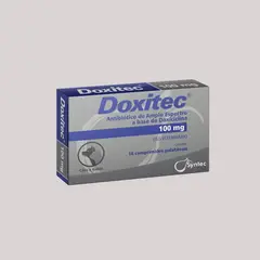 GENERICO - Antibiótico Doxiciclina Perros y Gatos 100mg x 16 tabletas